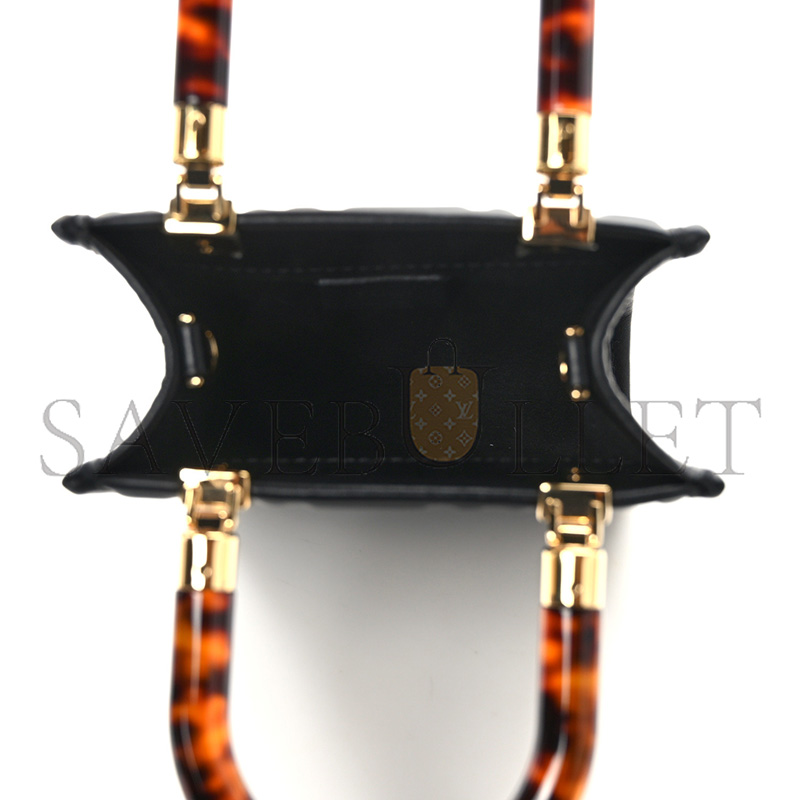 F**di ff zucca leather mini sunshine shopper tote crossbody bag (17*13*5cm)